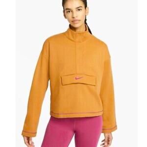 Nike Women's Sportswear Swoosh Half-ZIP Fleece Top